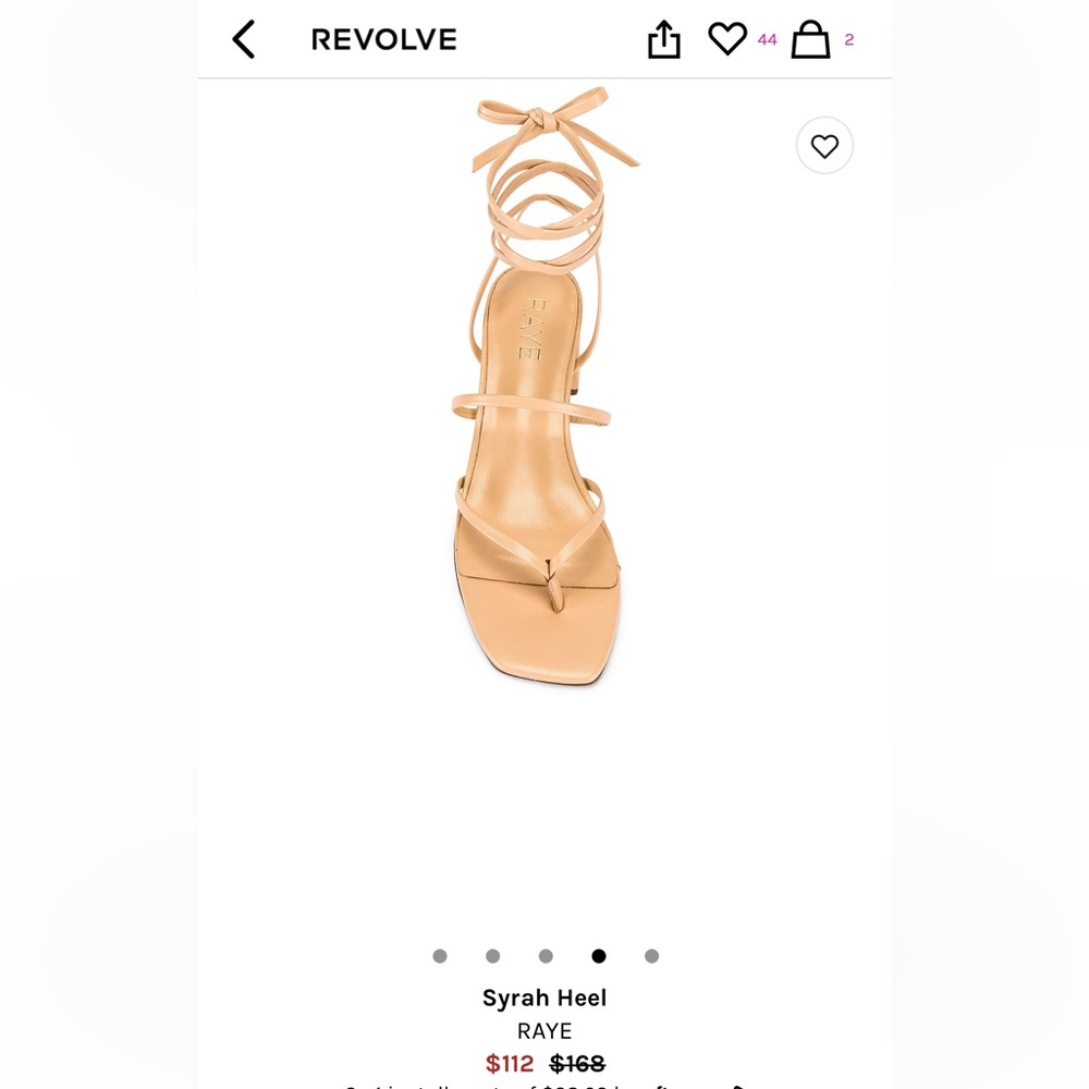 Raye the label Syrah heel